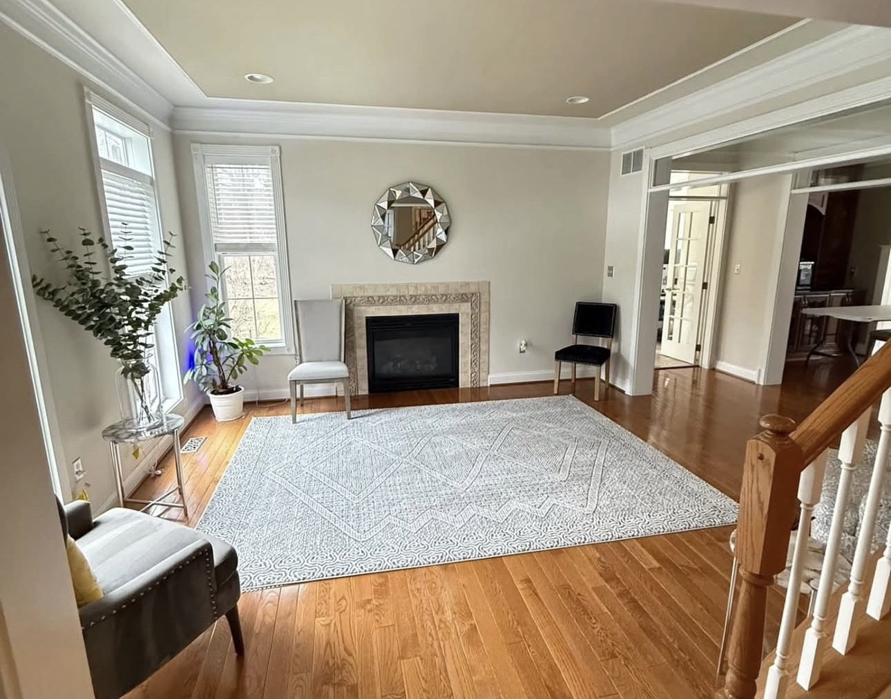 Residential living room cleaning and reset, Aurora